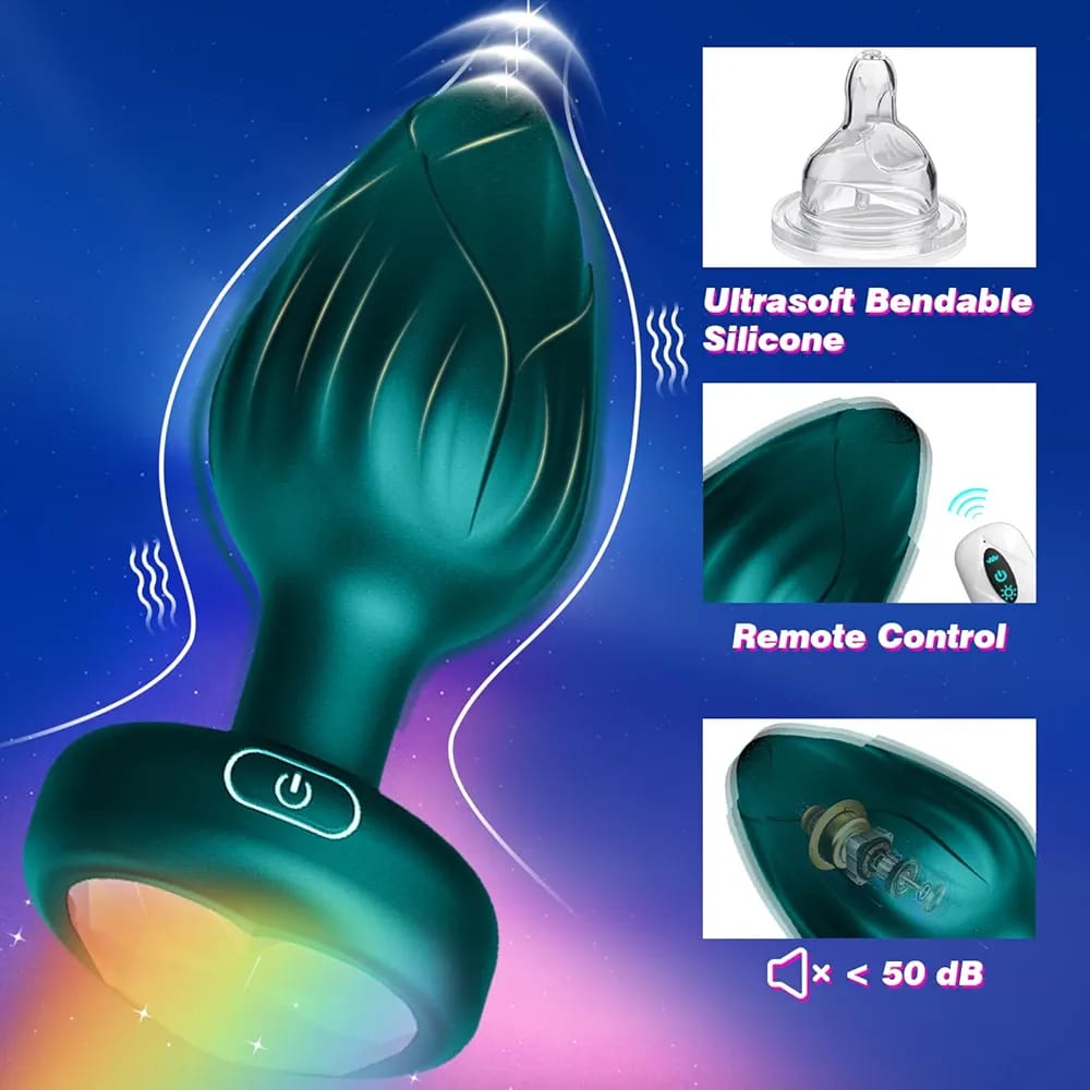 Aurora Glow Rechargeable Silicone Plug